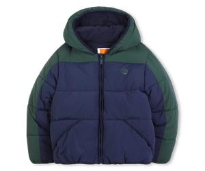 Timberland - Doudoune Déperlante À Capuche - Bottle Green - Garçon - 10 Ans