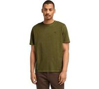 Timberland Dunstan River Garment Dye Short Sleeve Tee Dark Olive Taille: S | Outlet | Homme | Vert