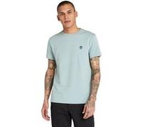 Timberland Dunstan River Short Sleeve Tee Silver Blue Taille: S | T-shirts Basiques Outlet | Homme | Bleu