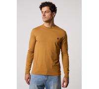 Timberland Dunstan River Tree Embroidered Ls Tee (S pour S Marron