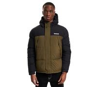 Timberland DWR Outdoor Archive Puffer Jacket Black/Dark Olive Chaqueta, Negro/Verde Oliva Oscuro, L Hombre