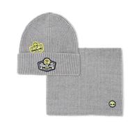 Timberland - Ensemble Bonnet Et Tour De Cou - Gris Chine - Garçon - Taille T3