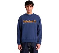 Timberland Established 1973 Embroidered Logo Crew Hoodie Bleu XL Homme