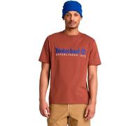 TIMBERLAND T-Shirt 'ESTABLISHED 1973' bleu marine / rouille / blanc, Taille L
