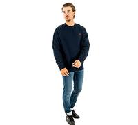 Timberland Exeter River Brushed Back Crew Sweatshirt Dark Sapphire, Sweat-Shirt À Capuche Sport Homme, Zafiro Oscuro,