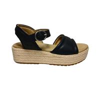 Timberland, Femme, Chaussures, Noir, Taille: 38 1/2 EU Sandale compensée