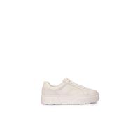 Timberland Femme Laurel Court Basket, WHI Full Grain, 38 EU Large