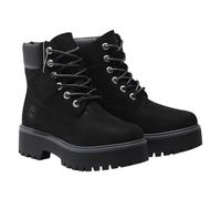 Timberland Femme Stone Street Cuir Jet Black Bottes 39.5 EU