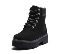 Timberland Femme Stone Street Cuir Jet Black Bottes 39.5 EU