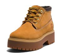 Timberland Femme Stone Street Mid Lace Cuir Wheat Bottes 38 EU