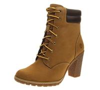 Timberland Femme Tillston 6 inch Double Collar Bottes, Jaune Wheat Nubuck, 39.5 EU