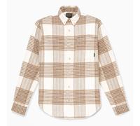 Timberland Flannel House Check Regular Long Sleeve Shirt Beige M Homme