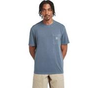 Timberland Garment Dye Chest Pocket Tee Navy Taille: S | T-shirts Basiques Outlet | Homme | Bleu
