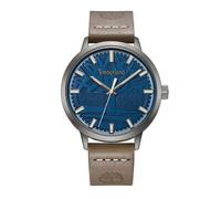 Timberland Goffstown Montre analogique 3ATM avec bracelet en cuir marron, marron, Bohème