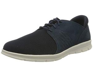 Timberland Graydon Fabric and Leather Oxford, Chaussures Homme, Bleu Navy Nubuck, 43.5 EU