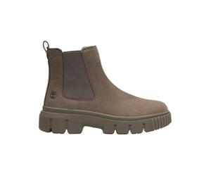 Timberland - Greyfield Mid Chelsea Boot W Medium Brown Nubuck pour Femme en Cuir - Taille 7,5 US 7,5 US