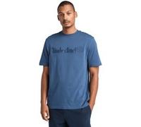 Timberland Hampthon Short Sleeve Tee Dark Denim Taille: L | T-Shirts Outlet | Homme | Bleu