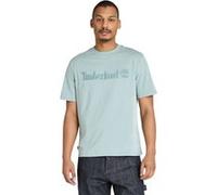 Timberland Hampthon Short Sleeve Tee Silver Blue Taille: M | T-shirts Basiques Outlet | Homme | Bleu
