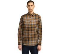 Timberland Herringbone Flannel Check Shirt Dark Wheat Boot Taille: M | Casual chemises Outlet | Homme | Marron