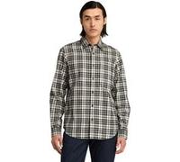 Timberland Herringbone Flannel Plaid Shirt Black Taille: M | Manches longues Outlet | Homme | Le Noir