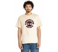 Timberland Holiday Front Graphic Ss Tee Angora Taille: L | T-shirts avec imprimés Outlet | Homme | Gris