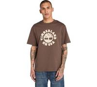 Timberland Holiday Front Graphic Ss Tee Chocolate Brown Taille: XL | T-Shirts Outlet | Homme | Marron
