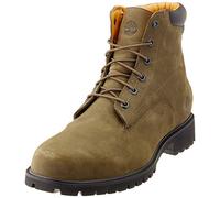 Timberland Homme 6 inch Basic Alburn Waterproof Bottes, Vert Olive Green Nubuck, 44.5 EU