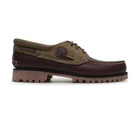 Timberland Homme Authentic Boat Full Grain Leather Burgundy Chaussures 44 EU