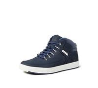 Timberland Homme Davis Square Hiker Chaussure de randonnée, Bleu (Navy Nubuck), 45 EU