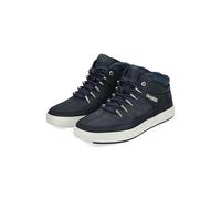 Timberland Homme Davis Square Hiker Chaussure de randonnée, Bleu (Navy Nubuck), 45 EU