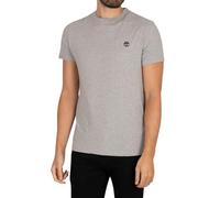 Timberland – T-shirt Dun-River col rond manches courtes gris moyen chiné L Homme