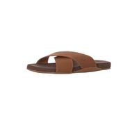 Timberland Homme Seaton Bay Cross Strap Slide Sandales, Marron Rust Leather, 47.5 EU