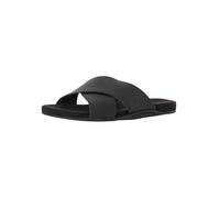 Timberland Homme Seaton Bay Cross Strap Slide Sandales, Noir Black Leather, 46 EU