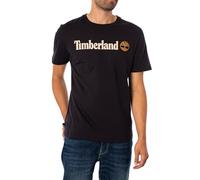 Timberland Kennebec River Linear Logo Short Sleeve T-shirt Noir M Homme