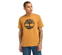 Timberland T-shirt Kennebec River Logo – manches courtes marron et noir – Taille L