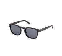 Timberland Homme TB00007 02D Lunettes de soleil Injecté Noir Fumée Ronde Polarisé