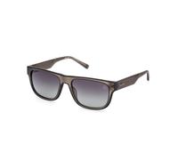 Timberland Homme TB00025 45D Lunettes de soleil Injecté Marron Fumée Carré Polarisé