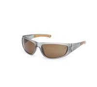 Timberland Homme TB00033 20H Lunettes de soleil Injecté Gris Marron Carré Polarisé