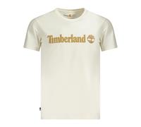 Timberland, Homme, Tops, Beige, Taille: 3XL Kennebec River Linear Logo Short Sleeve T-Shirt
