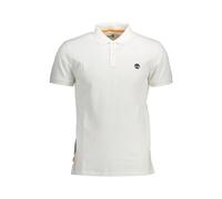 Timberland, Homme, Tops, Blanc, Taille: XL Polo Homme en Coton Blanc