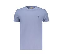 Timberland, Homme, Tops, Bleu, Taille: S T-shirt ajusté à manches courtes
