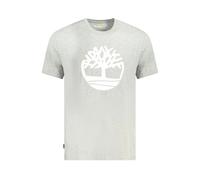 Timberland, Homme, Tops, Gris, Taille: S T-shirt Homme en Coton Marron Statement