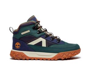 Timberland - Kid's Greenstride Motion 6 Mid Bungee WP Boot - Chaussures de loisirs - EU 37 - dark green nubuck