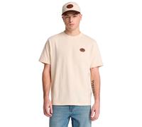 Timberland Leather Badge Hw Short Sleeve T-shirt Beige XL Homme