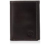 Timberland Leather Trifold Wallet with ID Window Accessoire de Voyage - Portefeuille Pliable Triple pour Homme, Café (Nuageux), Talla única, Portefeuille en Cuir Triple avec fenêtre d'identification