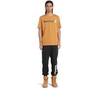Timberland Linear Logo Short Sleeve Tee Medium Brown Taille: L | T-shirts avec imprimés Outlet | Homme | Marron