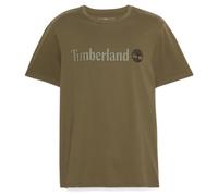 Timberland - Linear Logo Short Sleeve Tee - T-shirt - M - leaf green