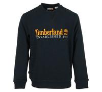Timberland Logo Brush Back Crew Neck