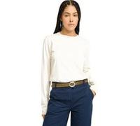 Timberland Long-sleeve Baby Tee Vintage White Taille: L | Manches longues Outlet | Femme | Blanche