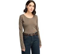 Timberland Long-sleeve Slim Fit Tee Chocolate Chip Taille: L | Manches longues Outlet | Femme | Marron